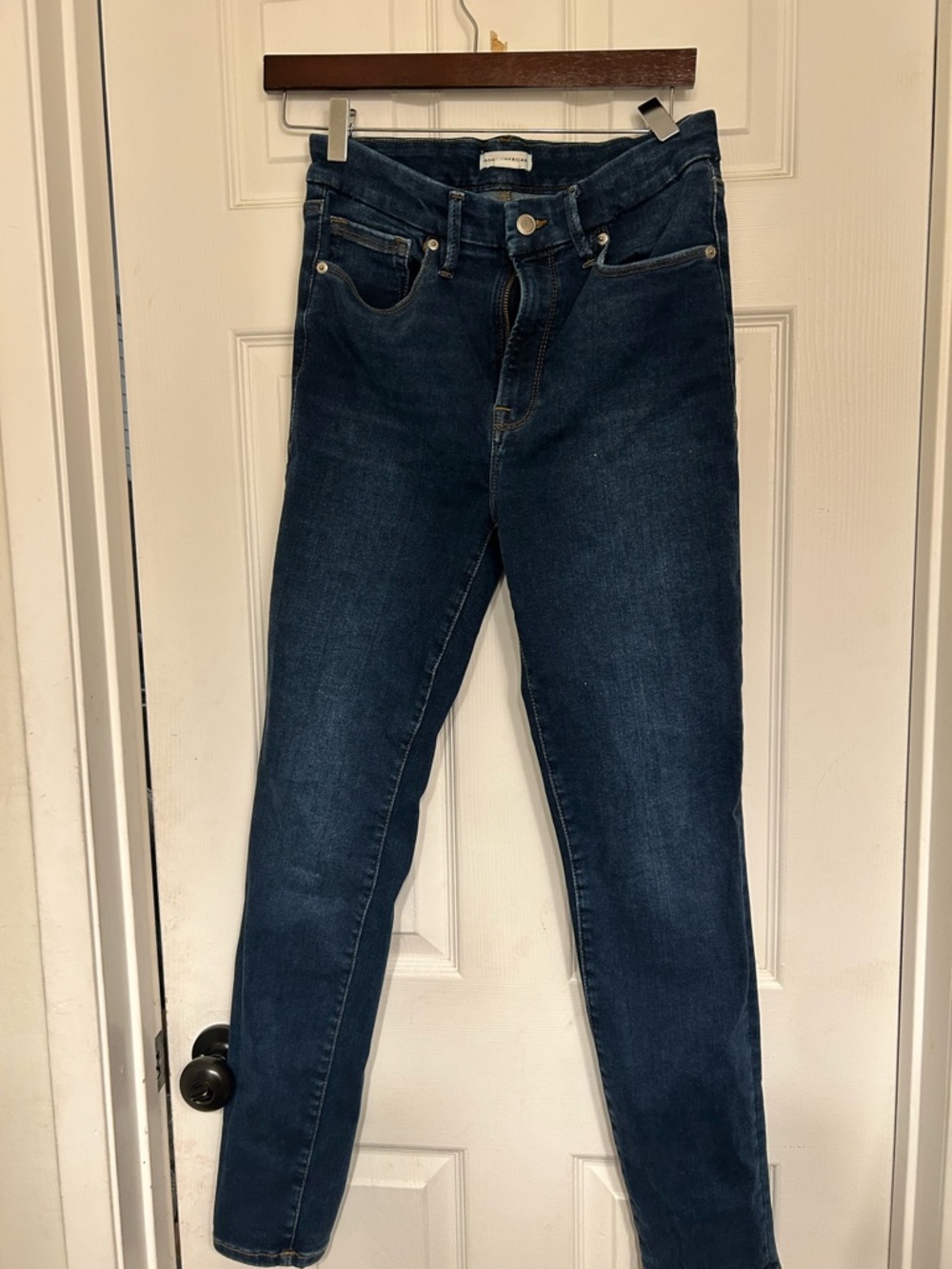 Good American Dark Blue Skinny Jeans